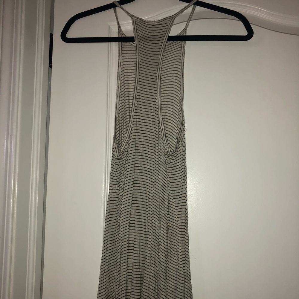 Striped Color Thread Tank Top - Picture 2 of 4